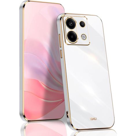 Custodia per Xiaomi Redmi Note 13 Pro 5G, Glamour CamShield, bianca (1/4)