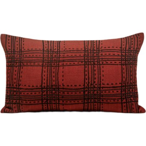 Housse de coussin en Coton brodé KENETH (1/4)