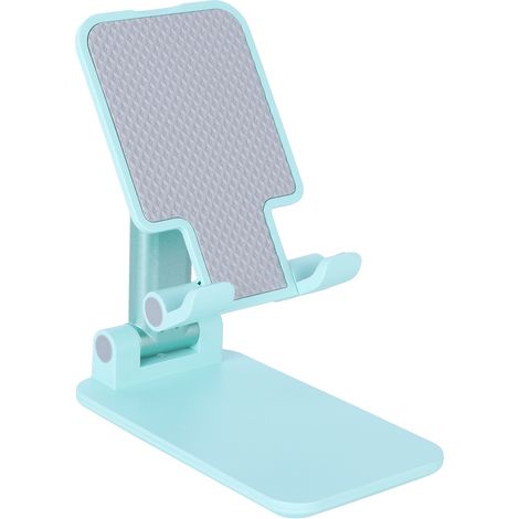 Support téléphone pliable réglable, support bureau multifonction pour tablette et visionnage de vidéos vert (1/5)