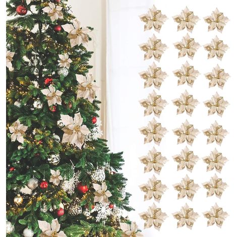 Fleurs artificielles Couronnes et guirlandes décoratives, sapin de Noël Décorations Florales pour cheminée, fêtes saisonnières, mariage et fête, décoration intérieure maison (1/5)