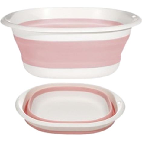 Bassine À Vaisselle Pliable Rétractable,31cm Bassine Pliable,d'une Double Poignée De Portage,Portable Multifonction Bac De Lavage,pour Évier De Cuisine, Voyage, Camping, Randonnée
