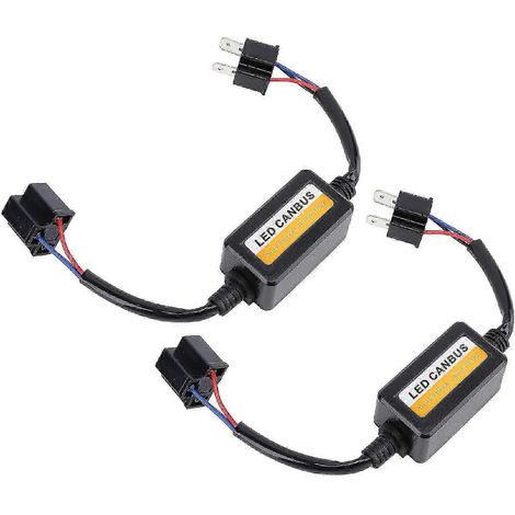 Stück H4 LED CANbus Decoder DC 9 bis 16V Plug & Play Anti-Flickering LED Scheinwerfer Widerstandsdecoder Autobahn