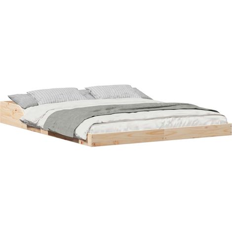 Maison Exclusive - Estructura de cama Marrón 150 x 200 cm Madera