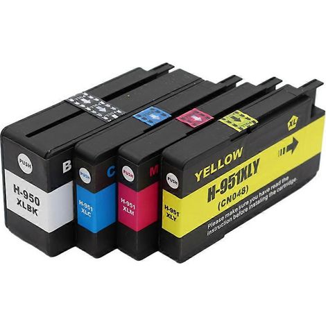 Cartouche d'encre HP950/HP951 pour imprimante multifonction Officejet Pro 8100/8600 - Couleurs vives (1/5)
