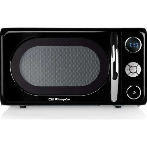 ORBEGOZO MIG2044 MICROONDAS DE 700W DIGITAL CON GRILL DE 20 LITROS DE CAPACIDAD Y DISEÑO EN NEGRO