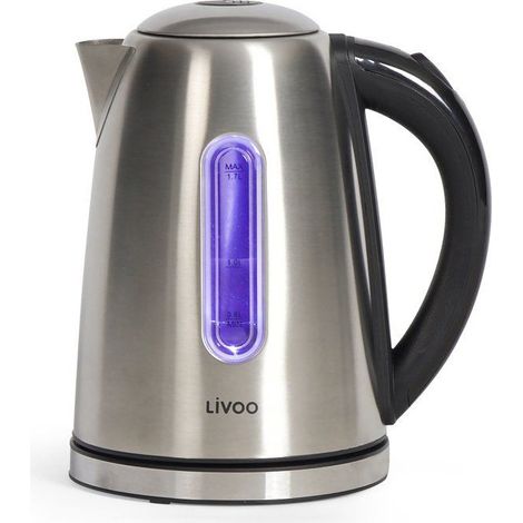 Bouilloire électrique LIVOO DOD195 2200 W 1,7 L inox avec base 360° (1/5)