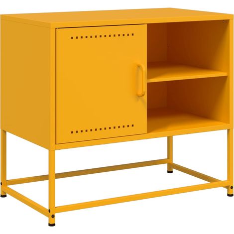 Mueble TV multimedia estantería para televisión buffet para televisión comedor salón dormitorio antracita 100,5 x 39 x 60,5 cm acero 020026383