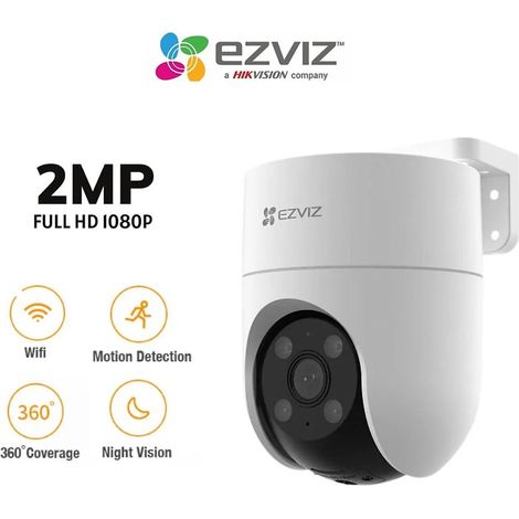 Telecamera H8C con ottica motorizzata Wi-Fi IP65 Bianco Ezviz 303102961