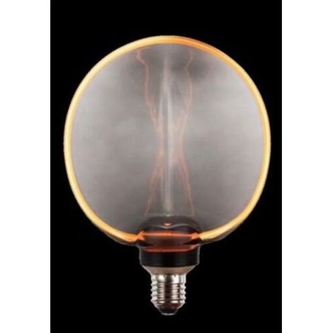 Ampoule Led Décorative Plate Fumée 130mm E27 320lm Blanc Chaud