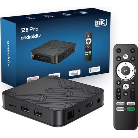 1 boîtier TV Android 12, processeur Quad Core Allwinner, résolution 4K, WiFi double bande, Bluetooth 5.2, HDR (1/5)