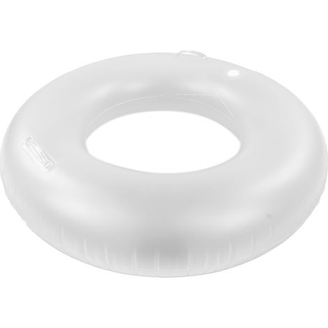Transparente, aufblasbare PVC-Boje mit LED-Beleuchtung, ideal für sommerliche Poolpartys. (1/4)
