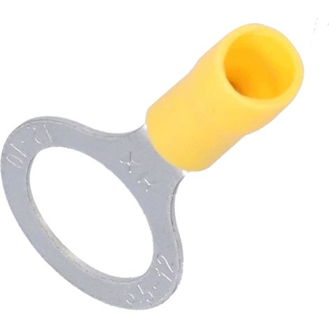 25-teiliges Ringkabelschuh-Crimpverbinder-Set RV5-12, gelb (1/5)