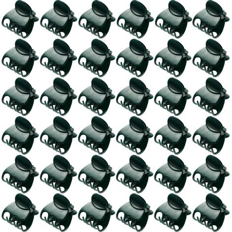 AHLSEN Lot de 100 Pinces À Orchidées en Plastique Vert pour Plantes Et Fleurs De Jardin (1/5)
