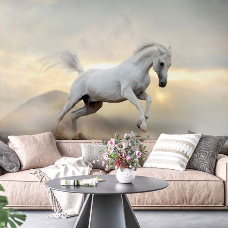 Papier peint panoramique - Cheval - 130 cm x 86 cm (1/4)