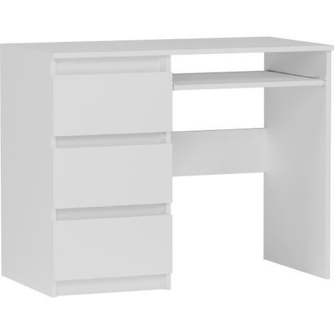 Kinderschreibtisch links Weiß 96 x 50 cm Modern N3L (1/5)