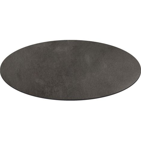 Piano Rotondo per tavolo in HPL Piombo 10mm Dimensione Tavoli: Ø 60 cm
