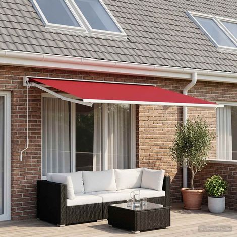Teenpull – Markisenersatzstoff Rot 300 x 250 cm Polyester (1/5)