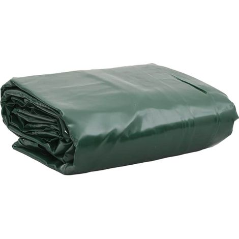 Bâche verte 1,5 x 10 m 650 g/m²