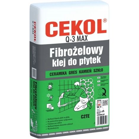 Adhésif pour carrelage en fibre de gel Q3 max 5 kg (1/5)
