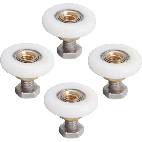 Galets de roulement pour portes coulissantes de douche, accessoires pour cabine de douche, installation facile (1/5)