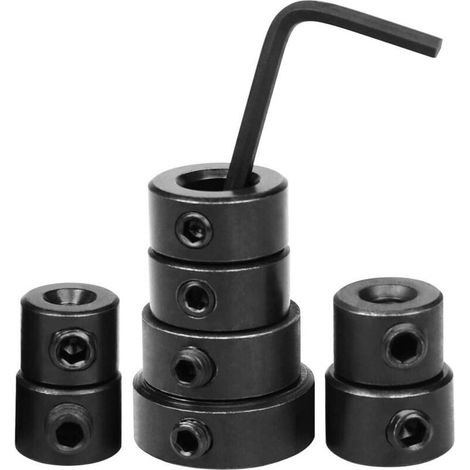 Accessoire pour une perceuse Butée de Profondeur de Foret,8 Pieces Butée de Profondeur Colliers Anneau Positionneur avec clé Hexagonale,3-16 mm-RAPANDA (1/5)