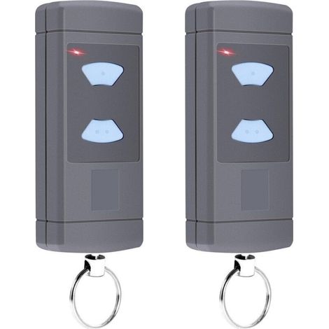 Émetteur Manuel - 868,3 MHz - Compatible Avec Portes De Garage Hörmann HSE2-868 HSM4-868 HS4-868 - 2 Canaux - Lot De 2 (1/5)