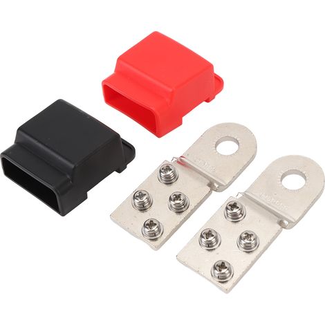 Ortviai Barres collectrices de bornes de batterie 2340 DC32V 100 A rouge et noir pour voitures, camping-cars, bateaux et camions (1/5)