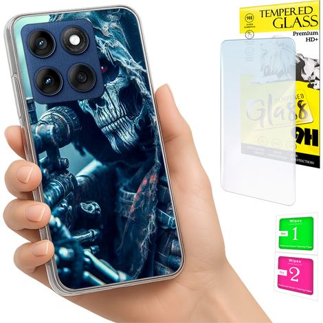 Schutzhülle für Motorola Edge 60 Fusion / Edge 60 Gehäuse, Rückseite, Glas (1/5)