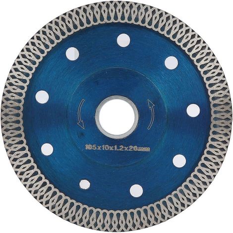 Disque de scie diamanté 105 x 20 x 1,2 mm, disque de coupe, disque de meulage pour meuleuses d'angle