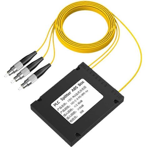 Boîtier de répartition fibre optique FC/UPC, boîtier de répartition PLC, boîtier ABS, répartiteur fibre optique, boîtier de répartition fibre optique 1/2 (1/5)