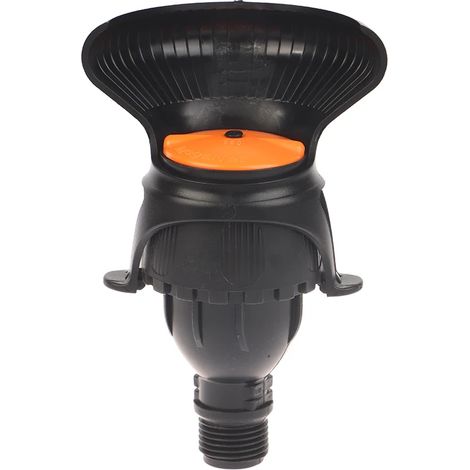 (Orange) Arroseur agricole longue portée rotatif à 360° 350/550 L/H avec filetage mâle 1/2" pour l'irrigation de jardins et de pelouses (1/5)
