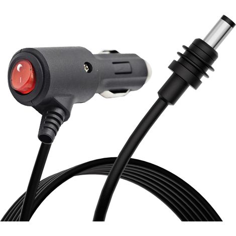 Câble d'alimentation de charge de voiture étanche pour allume-cigare de voiture, mini appareil Ethernet, 5 mètres (1/3)