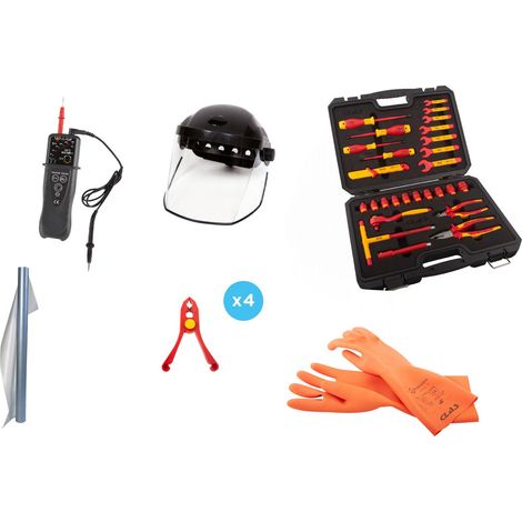 Pack mise en securite vehicules hybrides et electriques+e.p.iPack mise en sécurité véhicules hybrides et électriques + E.P.I - OE 0350 - CLAS Equipements
