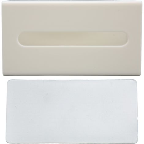 Boîte de Rangement Murale Multifonction pour Poudre, Organisateur de Maquillage Blanc Anti-Poussière (1/5)