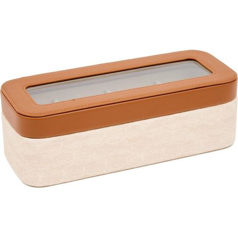 Boîte à Montres Design "Whisky" 24cm Crème (1/5)