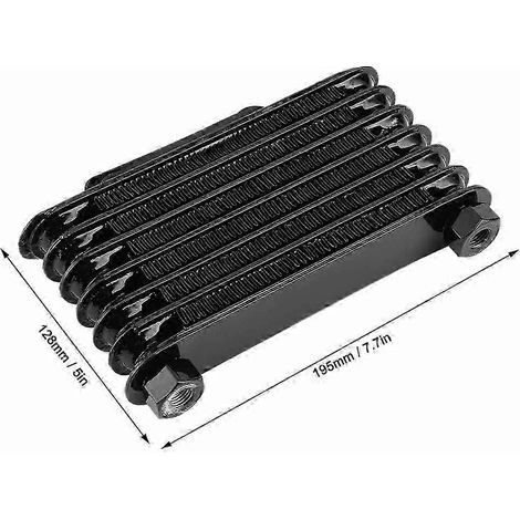 Refroidisseur d'huile pour VTT à 7 rangées, type universel, compatible avec les motos de 125 à 250 cm3. (1/5)