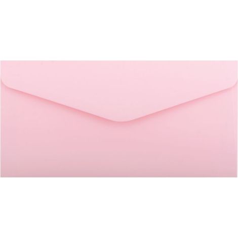 Enveloppe DL, lisse, rose poudré, satinée. 130 g/m² (10) (1/5)