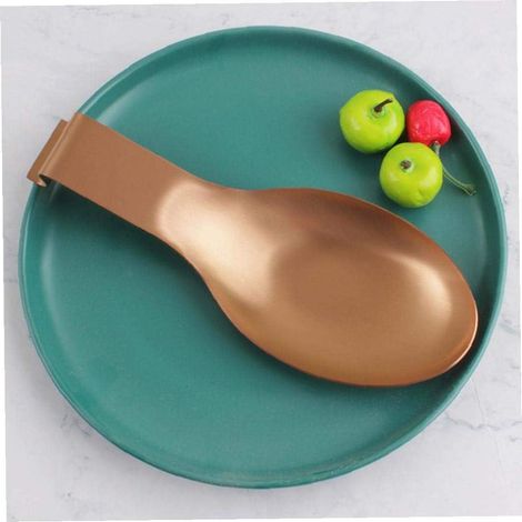Support Cuillere - Acier Inoxydable - Pour Plan De Travail Et Plaque De Cuisiniere - Rose Gold - 1 Piece (1/5)