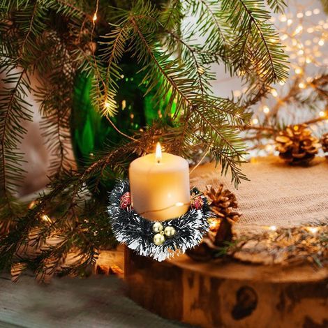 Kerzenkranz, Weihnachtskranz, Weihnachtsbaumkranz, Kerzengirlande (1/5)