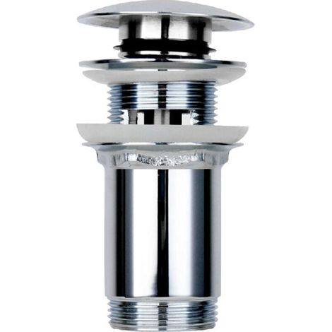 Sink plug Pop-up plug with automatic overflow Universal drain plug made of stainless steel MUMU (1/3)