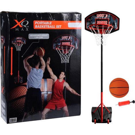 XQMAX canasta &43 base baloncesto 138/250 cm , Canasta &43 base baloncesto 138/250 cmAltura regulable: 138 a 250 cmTablero resistente a la intemperieDiámetro del anillo. 45
