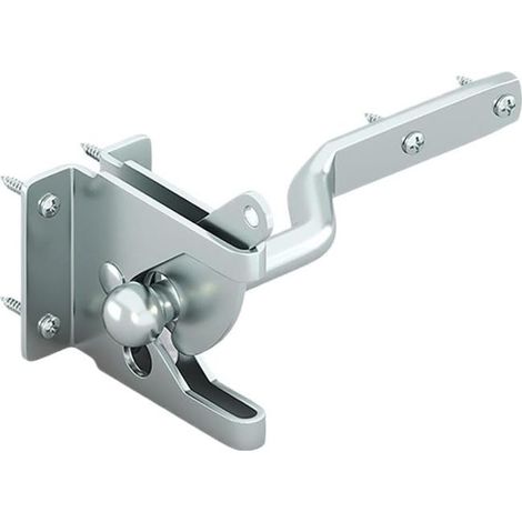 Loquet de clôture en acier, autobloquant, facile à installer, style rustique ,convient aux jardins, aux ranchs ou aux clôtures en bois d'extérieur (1/5)