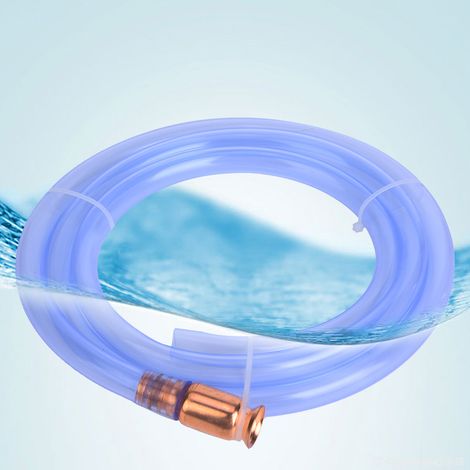 Schüttelschlauch für Kraftstoff, Benzin und Wasser, selbstansaugend, antistatisch, transparenter PVC-Schlauch, 1,83 m x 1/2 Zoll (13 mm) (1/5)