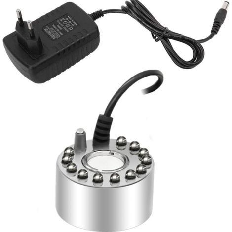 brumisateurBrumisateur D'intérieur à 12 LED pour Fontaine - Parfait pour Fontaine à Eau, Étang, Halloween, Décoration de Noël (1/5)