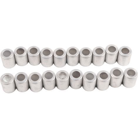 20 Pièces Capuchon de Raccord de Climatisation Aluminium Joint de Tuyau AC Bouchon de Connexion 6/8 Pouces (1/5)