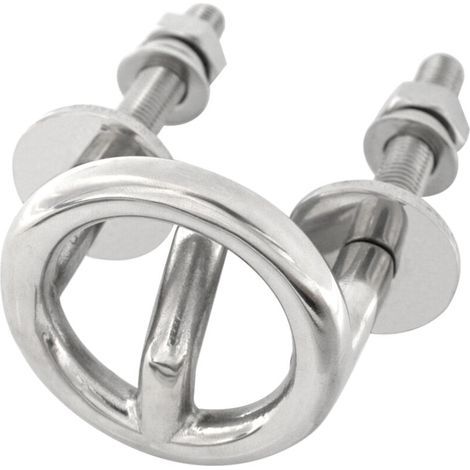 Anneaux de remorquage de ski nautique en acier inoxydable 316 de 62 mm pour yachts et autres accessoires de quincaillerie marine. (1/3)