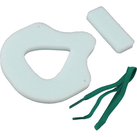 Coussinet nasal en polyester, doublure de protection faciale, coussinet confortable de soulagement de la pression pour les soins de santé (1/5)