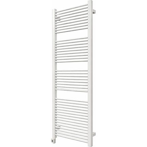 Sèche-serviette électrique blanc de 1335mm de haut et 530mm de large - 800 Watt - MIK1335/530E1B