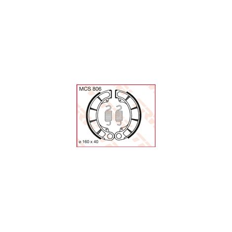 Jeu de mâchoires de frein TRW MCS806 HONDA