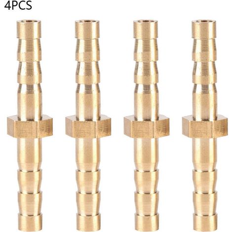 Stück 4-4 mm Messing-Schlauchanschluss-Reduzierstück-Stecker